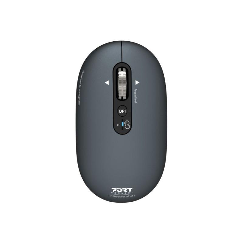 MOUSE BLUETH OPTICAL PURE MAC/GREY 910501 PORT DESIGNS MOUSE BLUETH OPTICAL PURE MAC/GREY 910501 PORT DESIGNS
