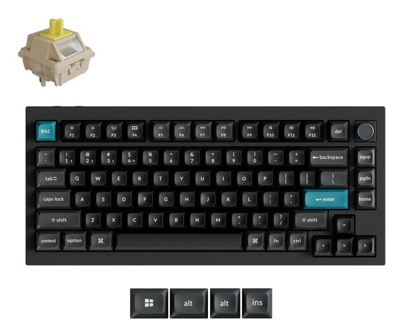KEYBOARD WRL Q1 ULTRA/BLACK Q1U-M4 KEYCHRON KEYBOARD WRL Q1 ULTRA/BLACK Q1U-M4 KEYCHRON