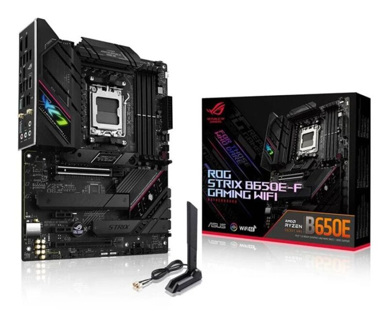 Mainboard|ASUS|AMD B650|SAM5|ATX|Memory DDR5|Memory slots 4|2xPCI-Express 4.0 1x|1xPCI-Express 4.0 16x|1xPCI-Express 5.0 16x|3xM.2|1xHDMI|1xDisplayPort|4xUSB 2.0|6xUSB 3.2|2xUSB-C|1xRJ45|5xAudio port|STRIXB650E-FGAMINGWIFI Mainboard|ASUS|AMD B650|SAM5|ATX|Memory DDR5|Memory slots 4|2xPCI-Express 4.0 1x|1xPCI-Express 4.0 16x|1xPCI-Express 5.0 16x|3xM.2|1xHDMI|1xDisplayPort|4xUSB 2.0|6xUSB 3.2|2xUSB-C|1xRJ45|5xAudio port|STRIXB650E-FGAMINGWIFI