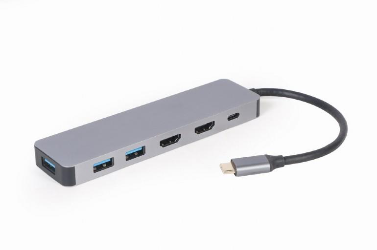 I/O ADAPTER USB-C TO HDMI/USB3/3IN1 A-CM-COMBO3-03 GEMBIRD I/O ADAPTER USB-C TO HDMI/USB3/3IN1 A-CM-COMBO3-03 GEMBIRD