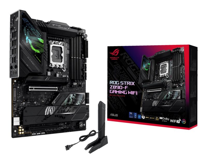 Mainboard|ASUS|Intel Z890|LGA1851|ATX|Memory DDR5|Memory slots 4|1xPCI-Express 4.0 16x|1xPCI-Express 5.0 16x|5xM.2|1xHDMI|1xDisplayPort|1xAudio-In|1xAudio-Out|2xUSB 2.0|4xUSB 3.0|4xUSB 3.1|2xUSB-C|2xUSB-C w/Thunderbolt|1xOptical S/PDIF|1xRJ45|ROGSTRIXZ890-FGAMWIFI Mainboard|ASUS|Intel Z890|LGA1851|ATX|Memory DDR5|Memory slots 4|1xPCI-Express 4.0 16x|1xPCI-Express 5.0 16x|5xM.2|1xHDMI|1xDisplayPort|1xAudio-In|1xAudio-Out|2xUSB 2.0|4xUSB 3.0|4xUSB 3.1|2xUSB-C|2xUSB-C w/Thunderbolt|1xOptical S/PDIF|1xRJ45|ROGSTRIXZ890-FGAMWIFI