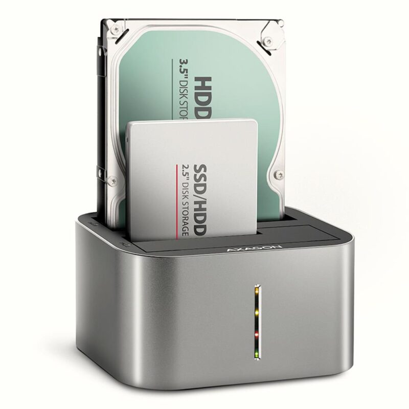 SSD ACC DOCK STATION USB-C/2.5"/3.5" SATA ADSA-DC AXAGON SSD ACC DOCK STATION USB-C/2.5"/3.5" SATA ADSA-DC AXAGON