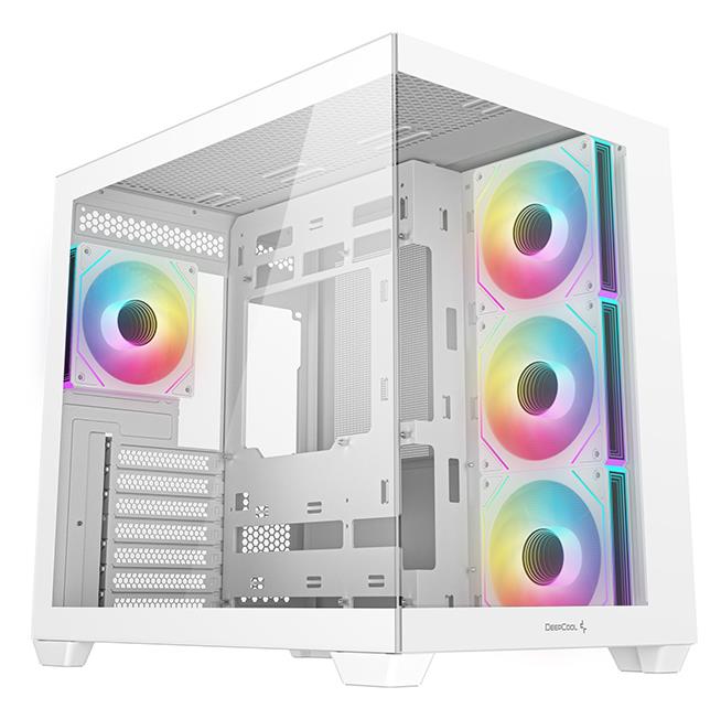 Case|DEEPCOOL|CG580 4F WH|MidiTower|Case product features Transparent panel|Not included|ATX|MicroATX|MiniITX|Colour White|R-CG530-WHADA4-G-1 Case|DEEPCOOL|CG580 4F WH|MidiTower|Case product features Transparent panel|Not included|ATX|MicroATX|MiniITX|Colour White|R-CG530-WHADA4-G-1