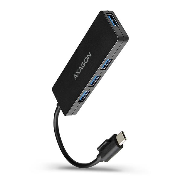 I/O HUB USB-C 4PORT SLIM/0.14M HUE-G1C AXAGON I/O HUB USB-C 4PORT SLIM/0.14M HUE-G1C AXAGON