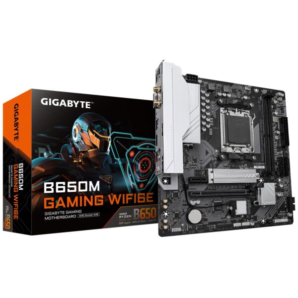 Mainboard|GIGABYTE|AMD B650|Socket AM5|micro ATX|RAM DDR5-SDRAM|2xSlots|Wi-Fi Yes|Bluetooth Yes|1xNumber of M.2 (M) slots|B650M GAMING WIFI6E (rev. 1.4)|B650MGAMINGWIFI6E1.4 Mainboard|GIGABYTE|AMD B650|Socket AM5|micro ATX|RAM DDR5-SDRAM|2xSlots|Wi-Fi Yes|Bluetooth Yes|1xNumber of M.2 (M) slots|B650M GAMING WIFI6E (rev. 1.4)|B650MGAMINGWIFI6E1.4