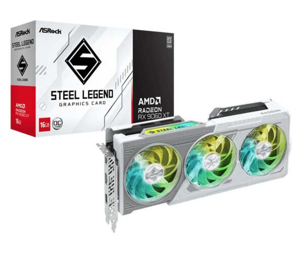 Graphics Card|ASROCK|AMD|Radeon RX 9060 XT|16 GB|GDDR6|128 bit|PCI Express x16 5.0|Active|RX9060XTSL16GO