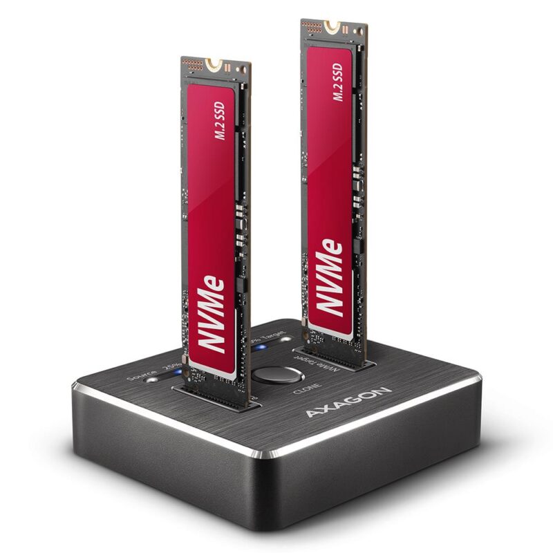 SSD ACC DOCK STATION USB-C/2XM.2 NVME ADSA-M2C AXAGON SSD ACC DOCK STATION USB-C/2XM.2 NVME ADSA-M2C AXAGON