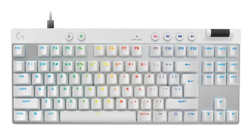 KEYBOARD PRO X TKL RAPID/ENG WHITE 920-013242 LOGITECH KEYBOARD PRO X TKL RAPID/ENG WHITE 920-013242 LOGITECH