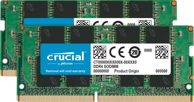 NB MEMORY 32GB PC25600 DDR4 SO/KIT2 CT2K16G4SFRA32A CRUCIAL NB MEMORY 32GB PC25600 DDR4 SO/KIT2 CT2K16G4SFRA32A CRUCIAL