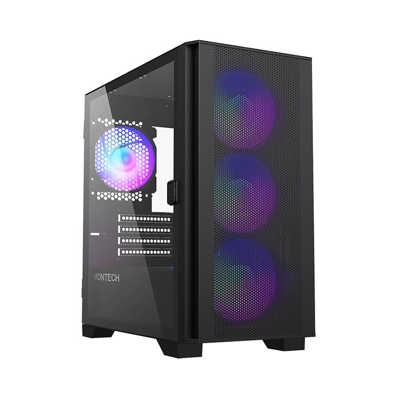 Case|MONTECH|AIR 100 ARGB|MidiTower|Case product features Transparent panel|Not included|MicroATX|MiniITX|Colour Black|AIR100ARGB(B) Case|MONTECH|AIR 100 ARGB|MidiTower|Case product features Transparent panel|Not included|MicroATX|MiniITX|Colour Black|AIR100ARGB(B)