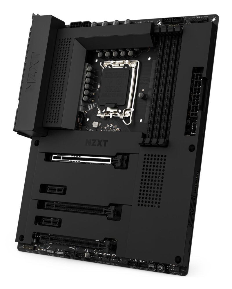 Mainboard|NZXT|Intel Z790|LGA1700|ATX|Memory DDR5|Memory slots 4|2xPCI-Express 3.0 1x|2xPCI-Express 4.0 16x|1xPCI-Express 5.0 16x|1xM.2|1xHDMI|2xUSB 2.0|2xUSB 3.2 type B|3xUSB 3.2|1xUSB-C|1xOptical S/PDIF|1xRJ12|5xAudio port|N7-Z79XT-B1 Mainboard|NZXT|Intel Z790|LGA1700|ATX|Memory DDR5|Memory slots 4|2xPCI-Express 3.0 1x|2xPCI-Express 4.0 16x|1xPCI-Express 5.0 16x|1xM.2|1xHDMI|2xUSB 2.0|2xUSB 3.2 type B|3xUSB 3.2|1xUSB-C|1xOptical S/PDIF|1xRJ12|5xAudio port|N7-Z79XT-B1