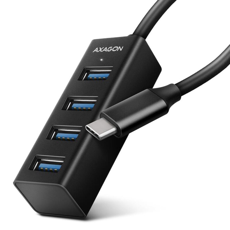 I/O HUB USB-C 4PORT MINI/0.2M HUE-M1C AXAGON I/O HUB USB-C 4PORT MINI/0.2M HUE-M1C AXAGON