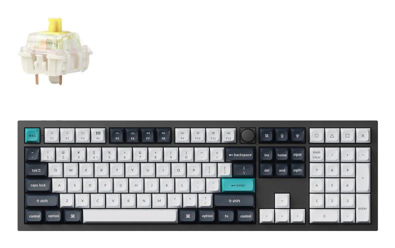 KEYBOARD WRL Q6 MAX RGB/CARBON BLACK Q6M-M4 KEYCHRON KEYBOARD WRL Q6 MAX RGB/CARBON BLACK Q6M-M4 KEYCHRON