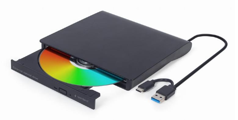 DVD RW USB3/USB-C 8X EXT RTL/BLACK DVD-USB-031 GEMBIRD DVD RW USB3/USB-C 8X EXT RTL/BLACK DVD-USB-031 GEMBIRD