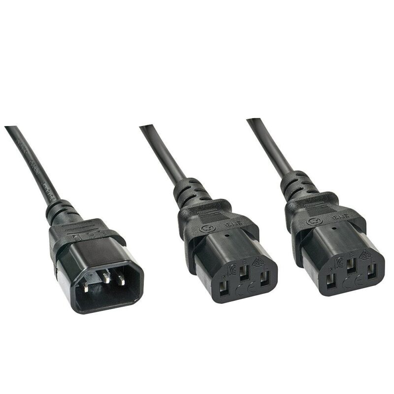 CABLE POWER C14 TO 2 X C13/1M 30363 LINDY CABLE POWER C14 TO 2 X C13/1M 30363 LINDY