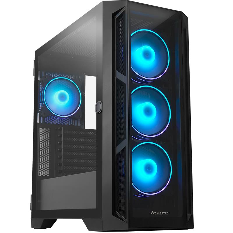 Case|CHIEFTEC|APEX ARGB|MidiTower|Not included|ATX|MicroATX|MiniITX|Colour Black|GA-01B-TG-OP Case|CHIEFTEC|APEX ARGB|MidiTower|Not included|ATX|MicroATX|MiniITX|Colour Black|GA-01B-TG-OP