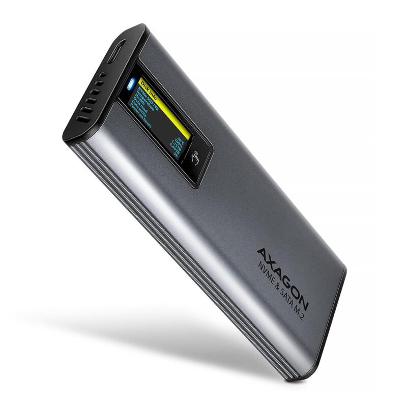 SSD ACC ENCLOSURE M.2 NVME/SATA USB3.2 EEM2-SD2 AXAGON SSD ACC ENCLOSURE M.2 NVME/SATA USB3.2 EEM2-SD2 AXAGON