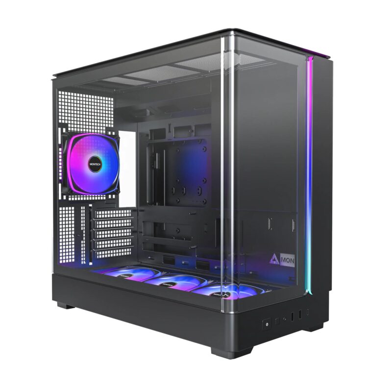 Case|MONTECH|micro ATX/Mini-ITX|Black|Midi Tower|PC|KING 15 PRO|KING15PRO(B) Case|MONTECH|micro ATX/Mini-ITX|Black|Midi Tower|PC|KING 15 PRO|KING15PRO(B)