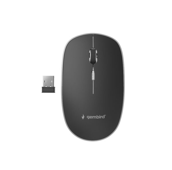MOUSE USB OPTICAL WRL BLACK/SILENT MUSW-4BS-01 GEMBIRD MOUSE USB OPTICAL WRL BLACK/SILENT MUSW-4BS-01 GEMBIRD