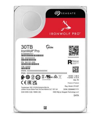 HDD|SEAGATE|IronWolf Pro|30TB|512 MB|7200 rpm|3,5"|ST30000NT011 HDD|SEAGATE|IronWolf Pro|30TB|512 MB|7200 rpm|3,5"|ST30000NT011