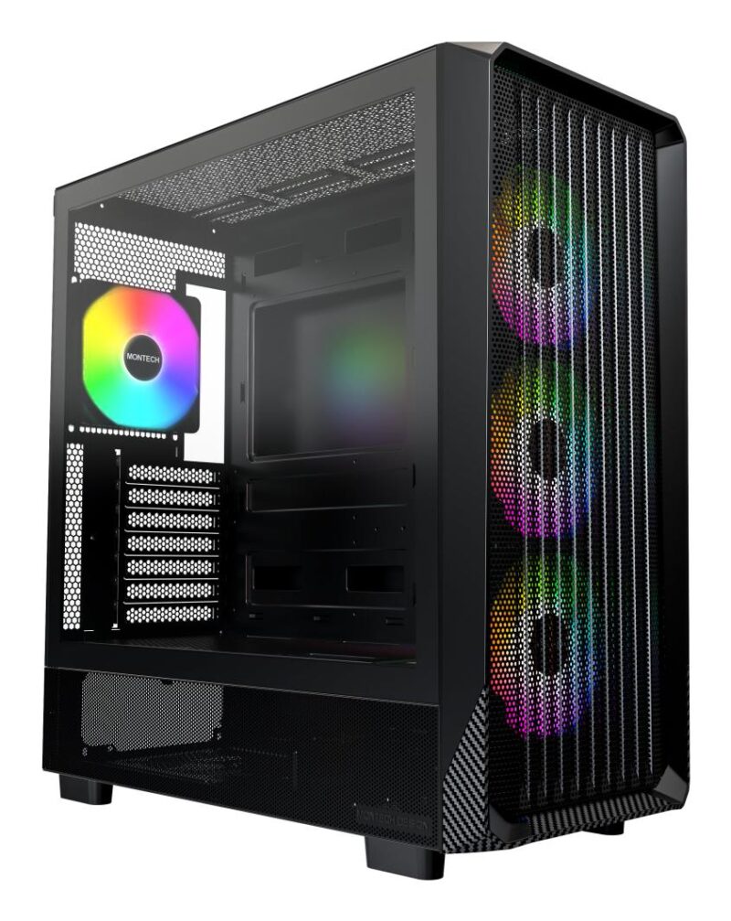 Case|MONTECH|X5|MidiTower|Case product features Transparent panel|Not included|Colour Black|X5(B) Case|MONTECH|X5|MidiTower|Case product features Transparent panel|Not included|Colour Black|X5(B)
