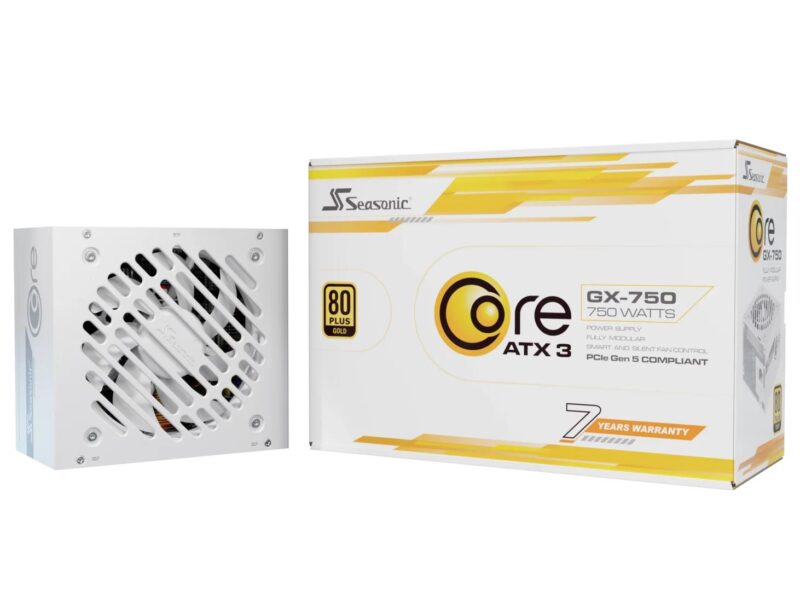 Power Supply|SEASONIC|CORE GX White|ATX|750 W|SRP-CGX751-A5A32SF-W Power Supply|SEASONIC|CORE GX White|ATX|750 W|SRP-CGX751-A5A32SF-W