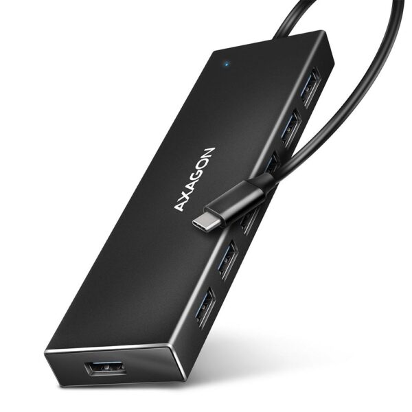 I/O HUB USB-C 7PORT FLAT/0.3M HUE-F7C AXAGON