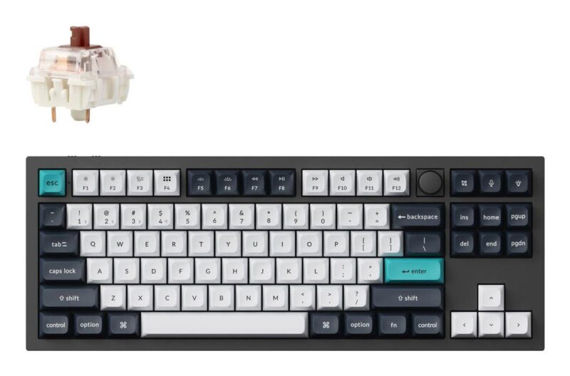 KEYBOARD WRL Q3 MAX RGB/CARBON BLACK Q3M-M3 KEYCHRON KEYBOARD WRL Q3 MAX RGB/CARBON BLACK Q3M-M3 KEYCHRON