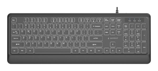 KEYBOARD MULTIMEDIA USB ENG/BLACK KB-UML-04 GEMBIRD KEYBOARD MULTIMEDIA USB ENG/BLACK KB-UML-04 GEMBIRD