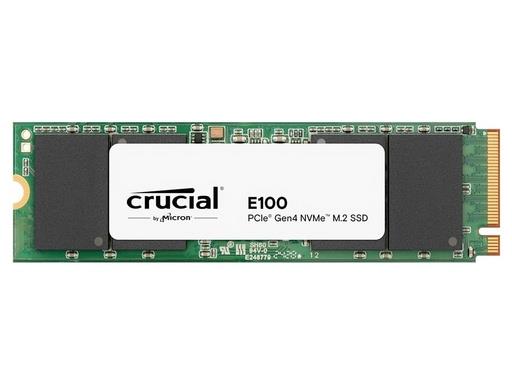 SSD|CRUCIAL|E100|480GB|M.2|PCIe Gen4|NVMe|3D NAND|Write speed 2500 MBytes/sec|Read speed 4500 MBytes/sec|CT480E100SSD8