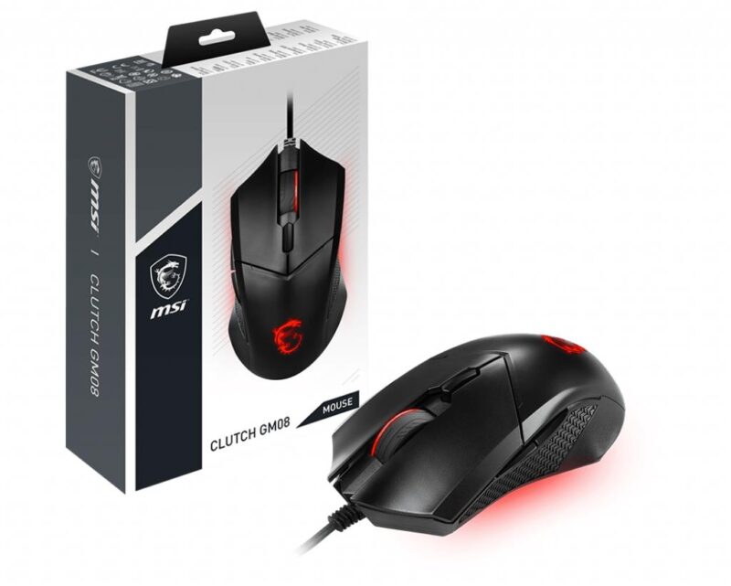MOUSE USB OPTICAL GAMING/CLUTCH GM08 MSI MOUSE USB OPTICAL GAMING/CLUTCH GM08 MSI