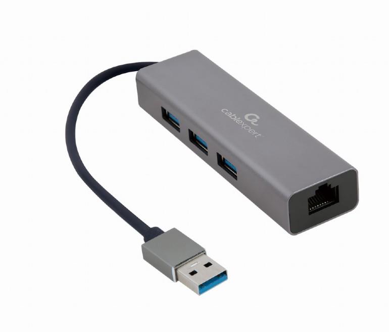 I/O ADAPTER USB3 TO LAN RJ45/3xUSB3 A-AMU3-LAN-01 GEMBIRD I/O ADAPTER USB3 TO LAN RJ45/3xUSB3 A-AMU3-LAN-01 GEMBIRD