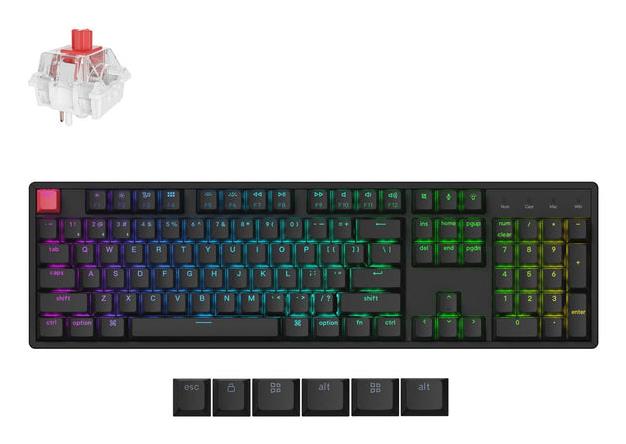 KEYBOARD WRL K10 RGB/BLACK K10X-J1 KEYCHRON KEYBOARD WRL K10 RGB/BLACK K10X-J1 KEYCHRON