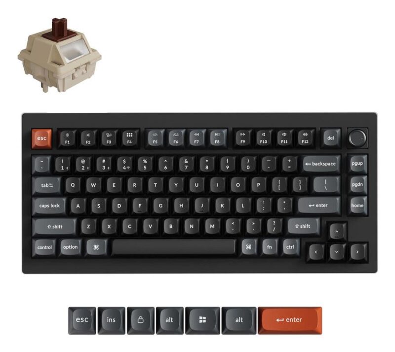 KEYBOARD WRL V1 ULTRA/BLACK V1U-D3 KEYCHRON KEYBOARD WRL V1 ULTRA/BLACK V1U-D3 KEYCHRON