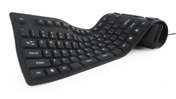 KEYBOARD FLEXIBLE USB ENG/BLACK KB-109F-B GEMBIRD KEYBOARD FLEXIBLE USB ENG/BLACK KB-109F-B GEMBIRD