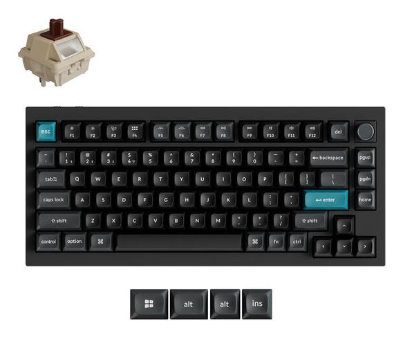 KEYBOARD WRL Q1 ULTRA/BLACK Q1U-M3 KEYCHRON KEYBOARD WRL Q1 ULTRA/BLACK Q1U-M3 KEYCHRON