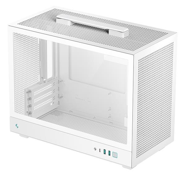 Case|DEEPCOOL|micro ATX/Mini-ITX|White|Small Form Factor (SFF)|PC|CH160 PLUS WH|R-CH160-WHNGM0-G Case|DEEPCOOL|micro ATX/Mini-ITX|White|Small Form Factor (SFF)|PC|CH160 PLUS WH|R-CH160-WHNGM0-G