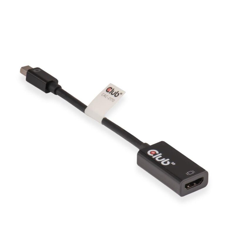 I/O ADAPTER MINI DP TO HDMI/M/F CAC-2170 CLUB3D I/O ADAPTER MINI DP TO HDMI/M/F CAC-2170 CLUB3D