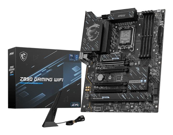 Mainboard|MSI|Intel Z890|LGA 1851 (Socket V1)|ATX|RAM DDR5-SDRAM|4xSlots|Wi-Fi Yes|Bluetooth Yes|3xNumber of M.2 (M) slots|Z890GAMINGWIFI Mainboard|MSI|Intel Z890|LGA 1851 (Socket V1)|ATX|RAM DDR5-SDRAM|4xSlots|Wi-Fi Yes|Bluetooth Yes|3xNumber of M.2 (M) slots|Z890GAMINGWIFI