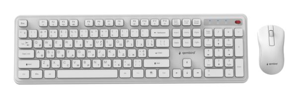 KEYBOARD +MOUSE WRL CYRILLIC/WH KBS-WPS-01-W-CYRL GEMBIRD KEYBOARD +MOUSE WRL CYRILLIC/WH KBS-WPS-01-W-CYRL GEMBIRD