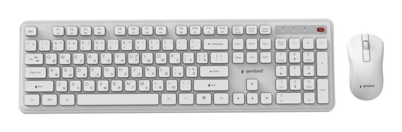 KEYBOARD +MOUSE WRL CYRILLIC/WH KBS-WPS-01-W-CYRL GEMBIRD KEYBOARD +MOUSE WRL CYRILLIC/WH KBS-WPS-01-W-CYRL GEMBIRD