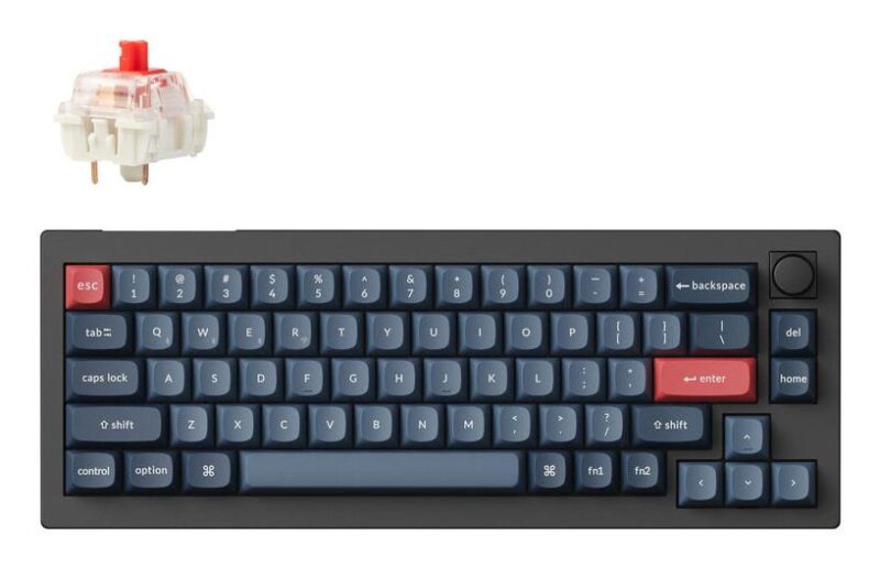 KEYBOARD WRL V2 MAX RGB/CARBON BLACK V2M-D1 KEYCHRON KEYBOARD WRL V2 MAX RGB/CARBON BLACK V2M-D1 KEYCHRON