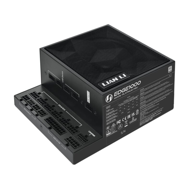 Power Supply|LIAN LI|EDGE1000|ATX|PC|100 - 240 V|1000 W|G9P.EG1000.BE00.EU Power Supply|LIAN LI|EDGE1000|ATX|PC|100 - 240 V|1000 W|G9P.EG1000.BE00.EU