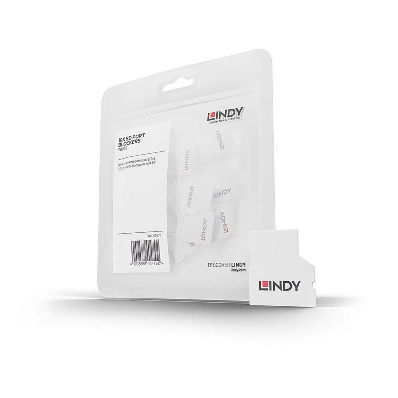 SD PORT BLOCKER/WHITE PACK10 40479 LINDY SD PORT BLOCKER/WHITE PACK10 40479 LINDY