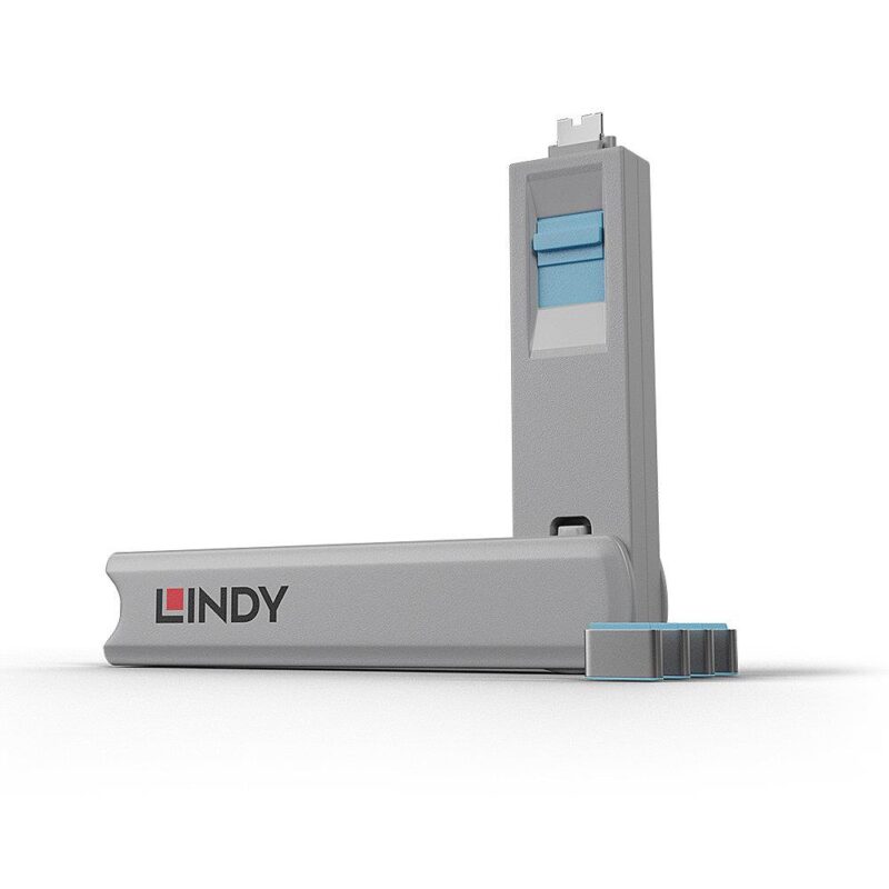 USB PORT BLOCKER 4PACK/BLUE 40465 LINDY USB PORT BLOCKER 4PACK/BLUE 40465 LINDY