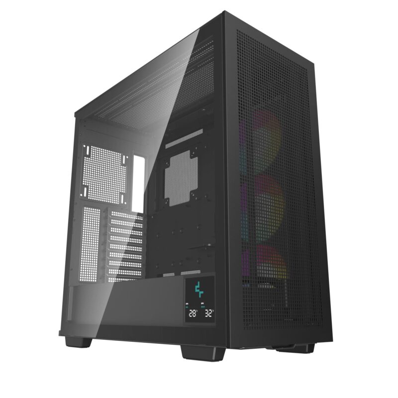 Case|DEEPCOOL|MORPHEUS|Case product features Transparent panel|Colour Black|R-MORPHEUS-BKAPA1-G-1
