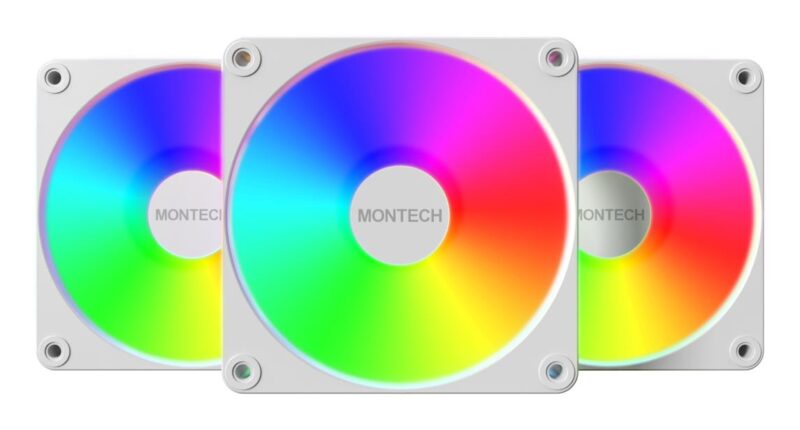 CASE FAN 120MM GF120 V2/ARGB PWM 3I1(W) MONTECH CASE FAN 120MM GF120 V2/ARGB PWM 3I1(W) MONTECH