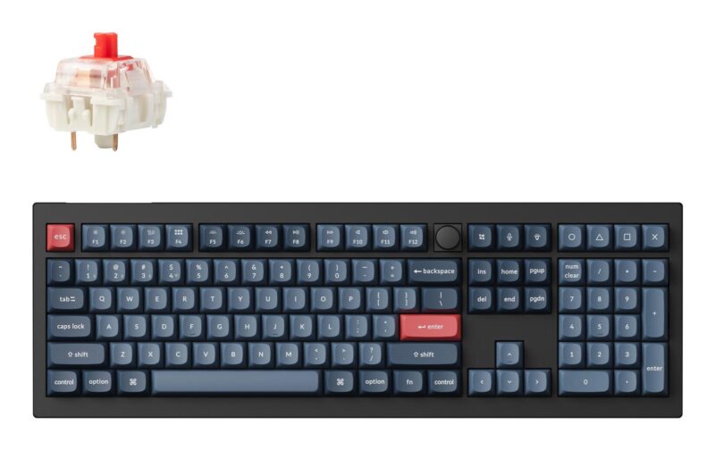 KEYBOARD WRL V6 MAX/CARBON BLACK V6M-D1 KEYCHRON KEYBOARD WRL V6 MAX/CARBON BLACK V6M-D1 KEYCHRON