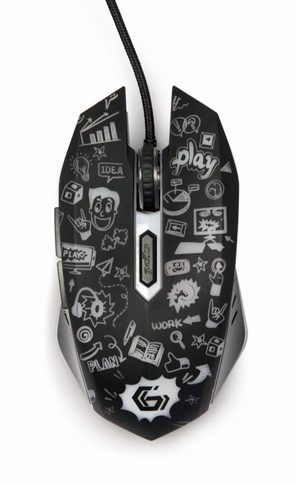 MOUSE USB OPTICAL BLACK/MUS-6B-GRAFIX-01 GEMBIRD MOUSE USB OPTICAL BLACK/MUS-6B-GRAFIX-01 GEMBIRD