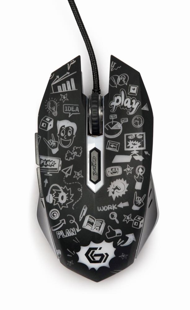 MOUSE USB OPTICAL BLACK/MUS-6B-GRAFIX-01 GEMBIRD MOUSE USB OPTICAL BLACK/MUS-6B-GRAFIX-01 GEMBIRD